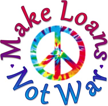 Peace Symbol: Make Loans, Not War